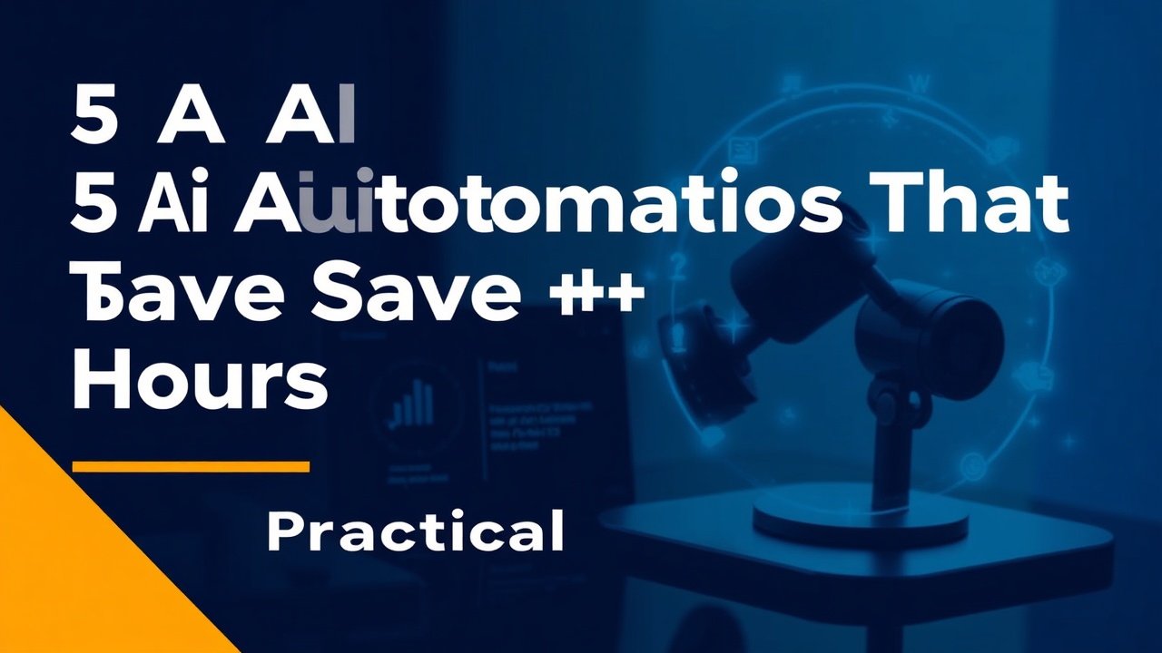 5 ai automations that save 10 hours per week