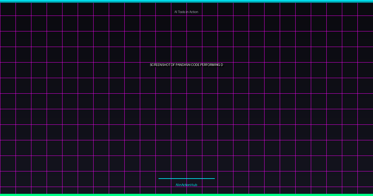 AI data analysis tools - screenshot of PandasAI code performing data cleaning on a Pandas DataFrame, high