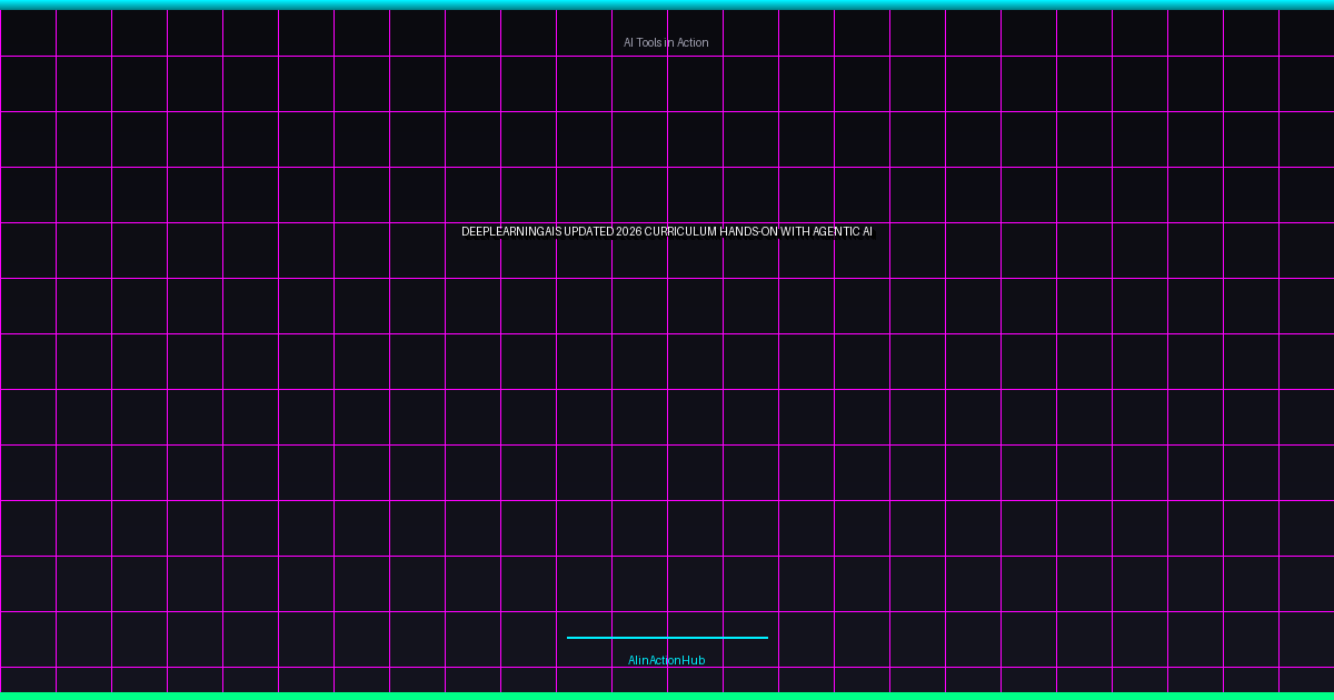 DeepLearning.AI's Updated 2026 Curriculum: Hands-On With Agentic AI