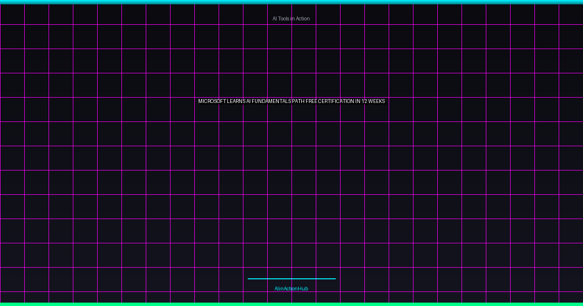 Microsoft Learn's AI Fundamentals Path: Free Certification in 12 Weeks