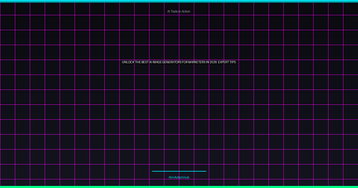 best AI image generators for marketers