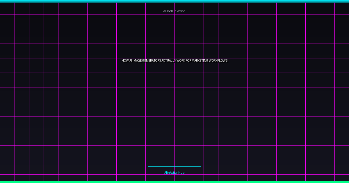 How AI Image Generators Actually Work for Marketing Workflows
