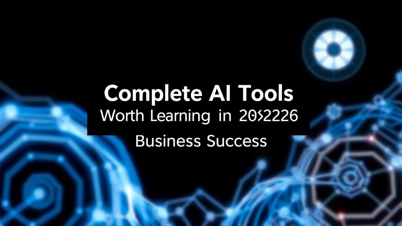 Complete ai tools worth learning in 2026 for business succes