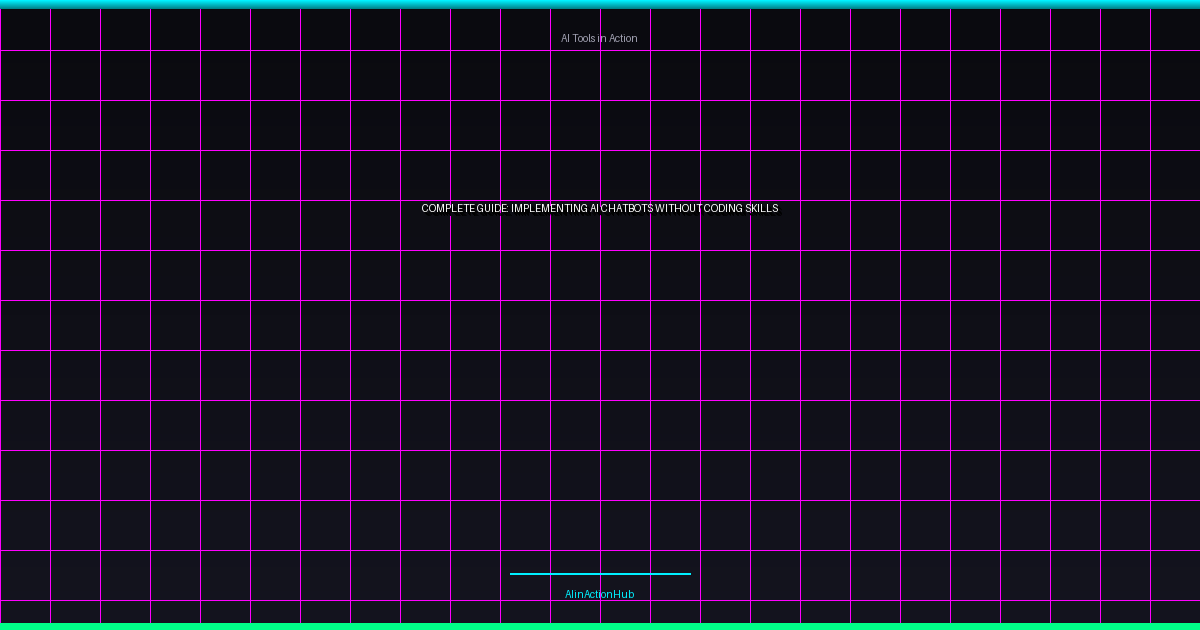 implementing AI chatbots without coding skills