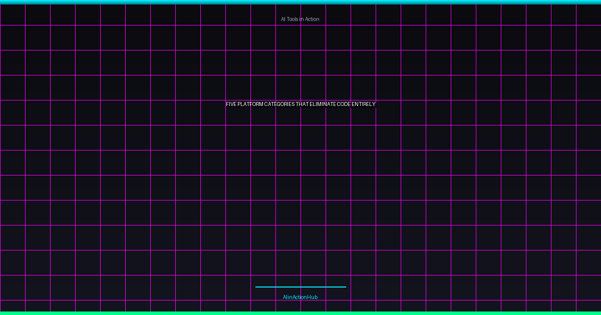 Five Platform Categories That Eliminate Code Entirely