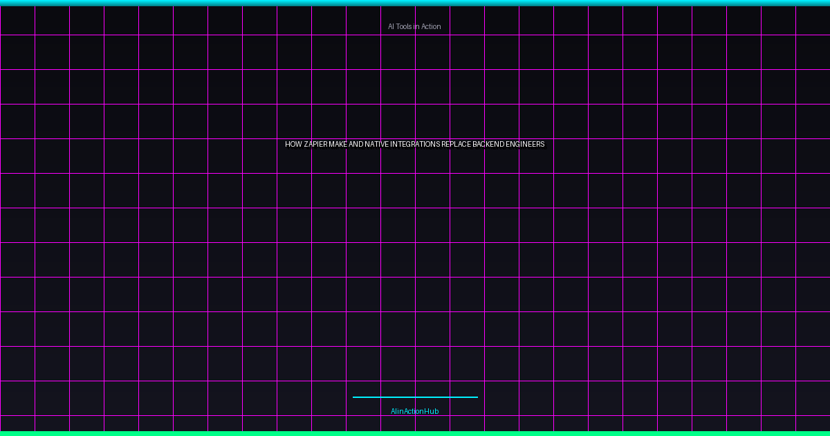 How Zapier, Make, and Native Integrations Replace Backend Engineers