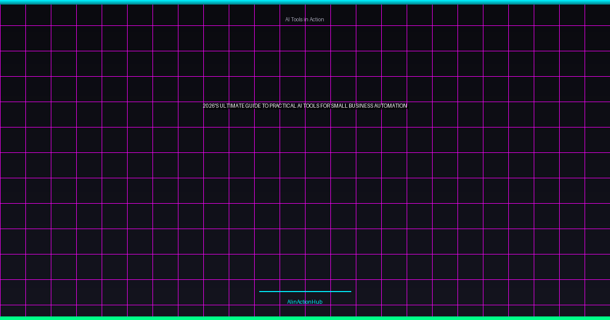 practical AI tools for small business automation