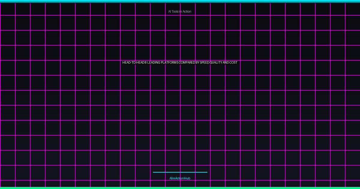 Head-to-Head: 8 Leading Platforms Compared by Speed, Quality, and Cost