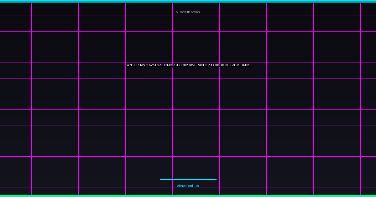 Synthesia's AI Avatars Dominate Corporate Video Production: Real Metrics