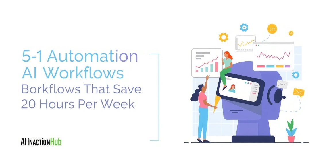 5 Real AI Automation Workflows That Save 20 Hours Per Week