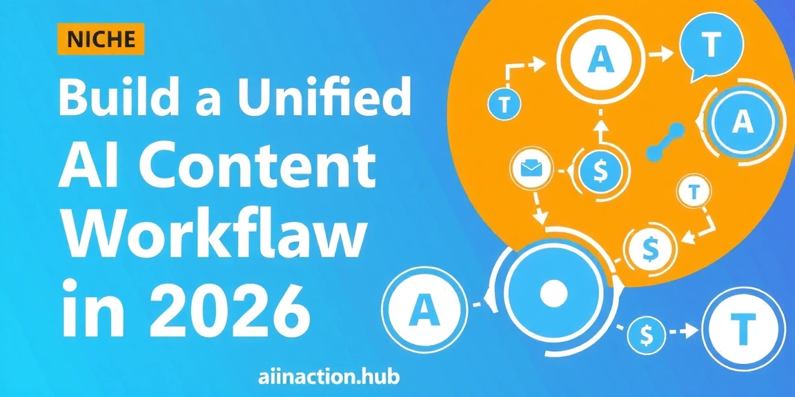 Build a Unified AI Content Workflow in 2026 to Replace Fragmented Tools - aiinactionhub