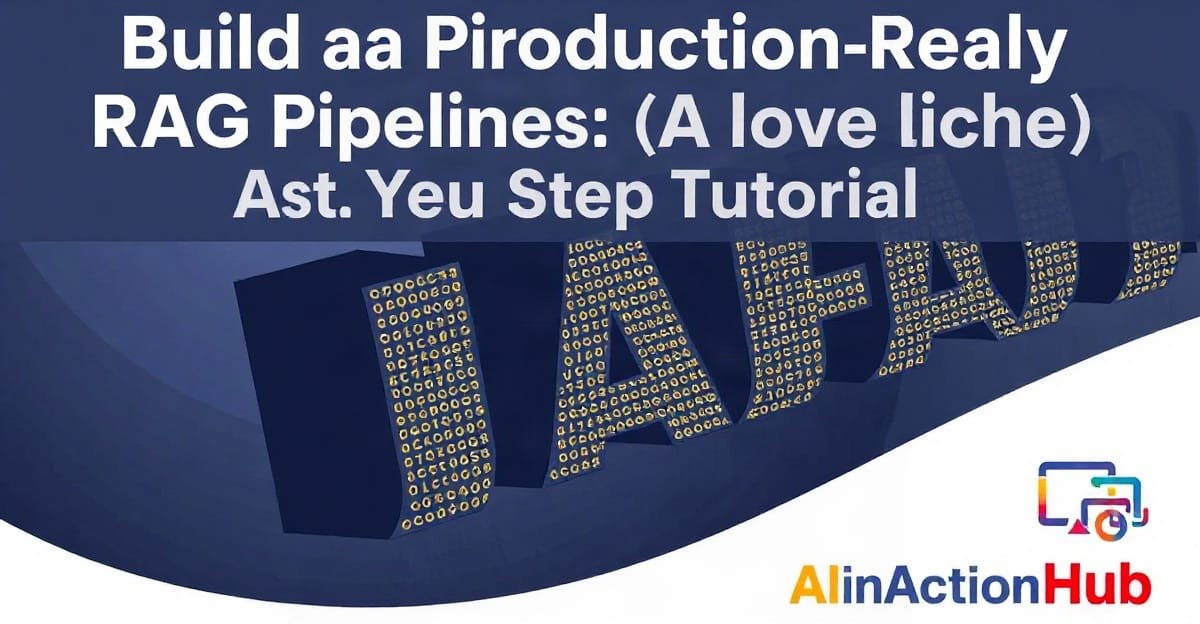 Build a Production-Ready RAG Pipeline: A Step-by-Step Tutorial - AIinActionHub