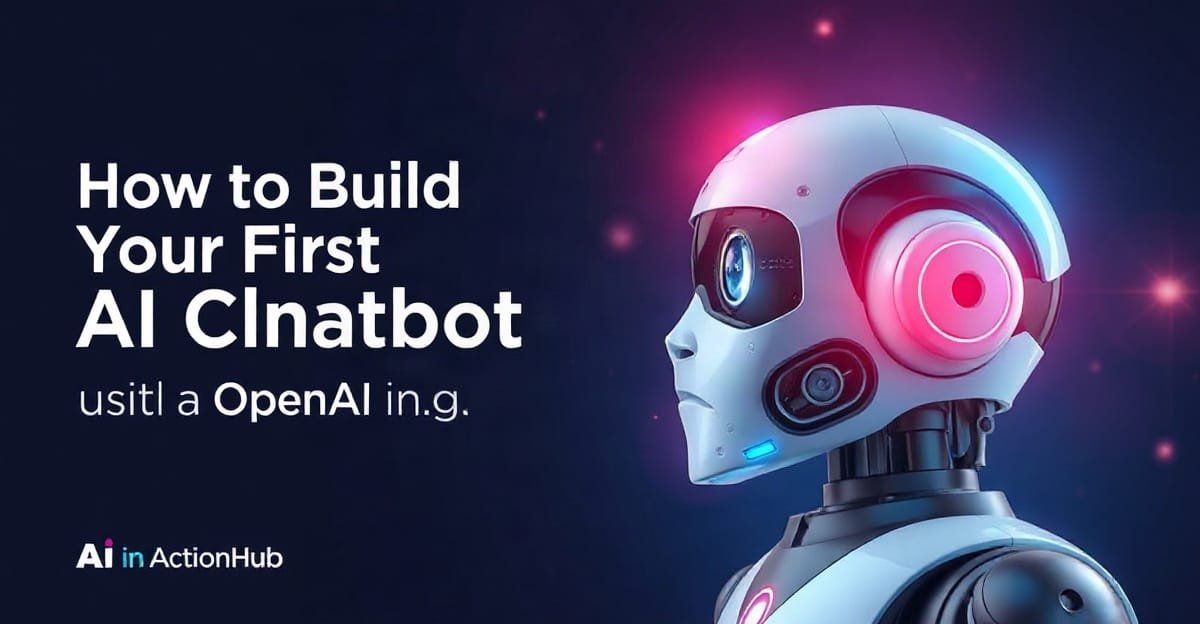 How to Build Your First AI Chatbot Using OpenAI’s API: A Step-by-Step Tutorial - AIinActionHub