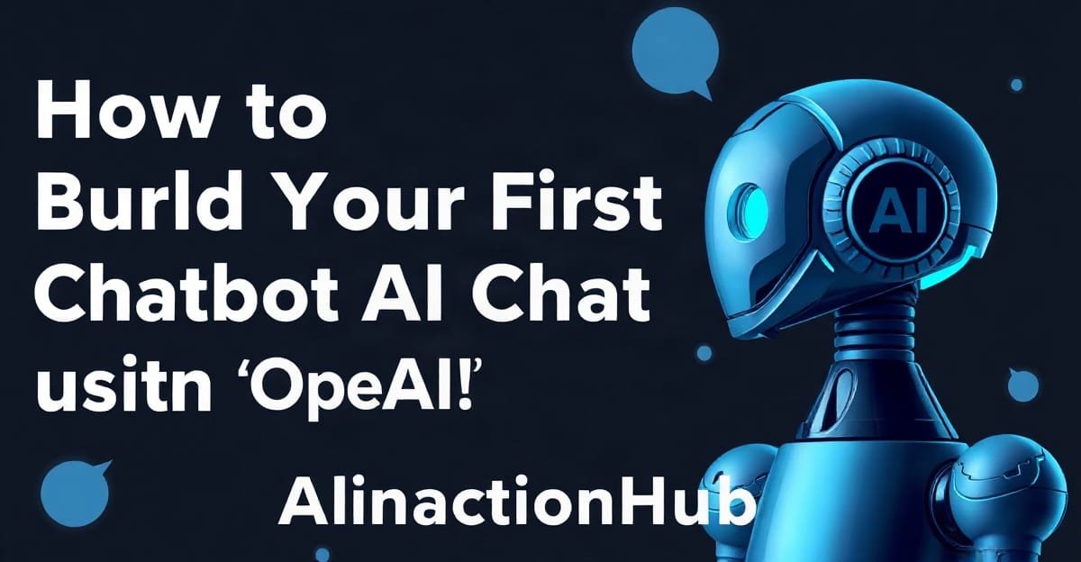 How to Build Your First AI Chatbot Using OpenAI’s API: A Step-by-Step Tutorial - AIinActionHub