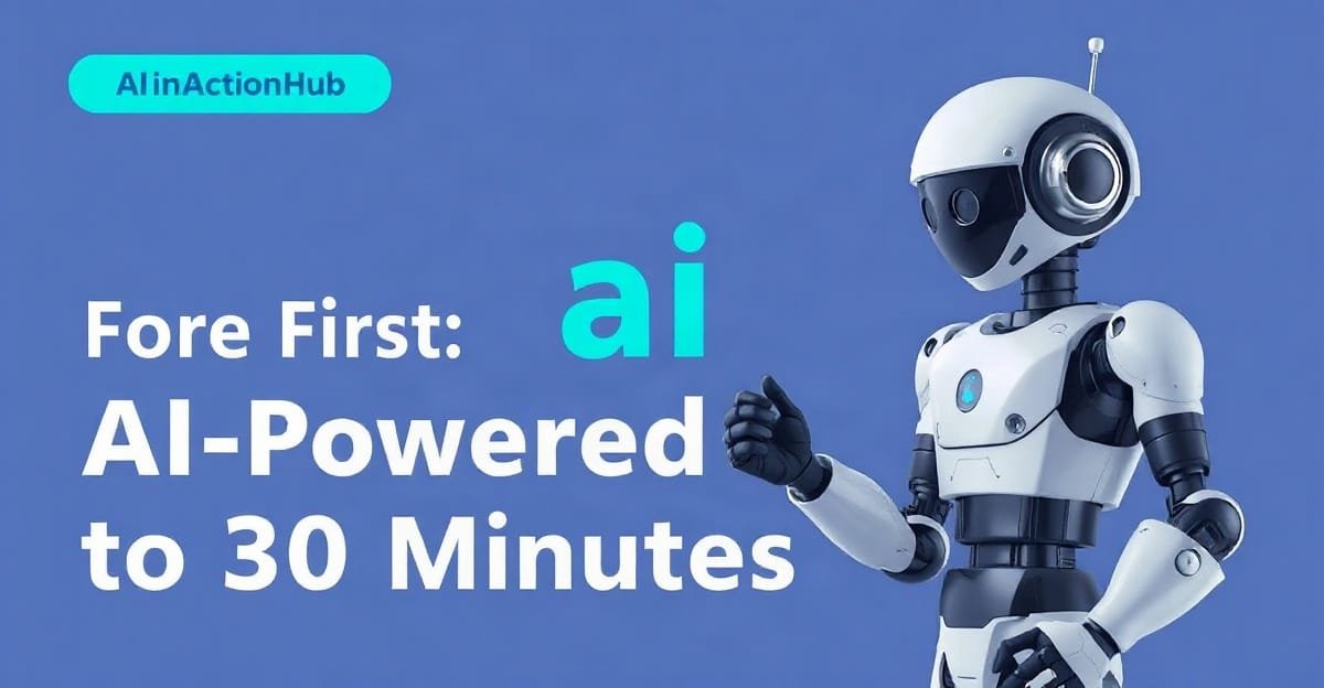 How to Build Your First AI-Powered Chatbot in 30 Minutes - AIinActionHub