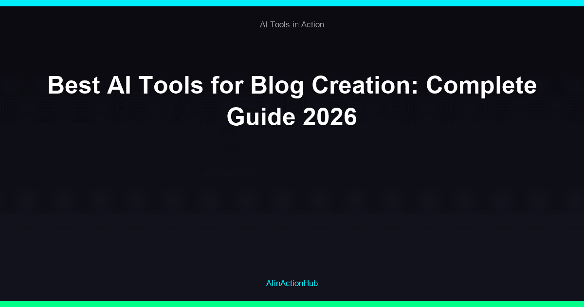 Best AI Tools for Blog Creation: Complete Guide 2026