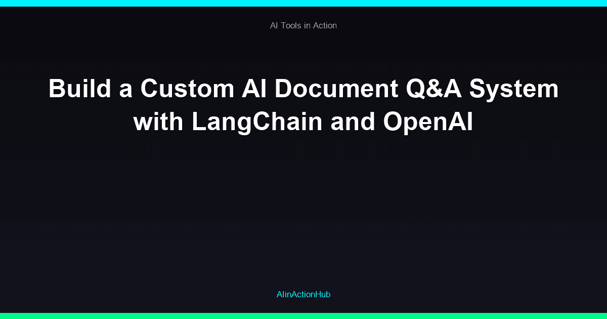 Build a Custom AI Document Q&A System with LangChain and OpenAI