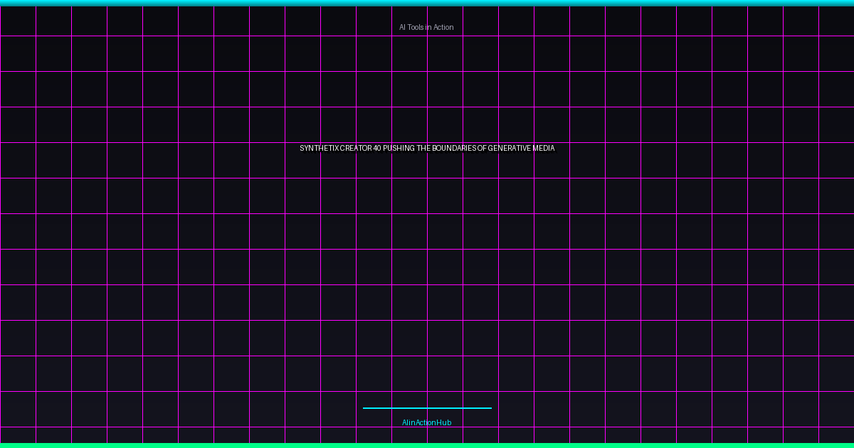 Synthetix Creator 4.0: Pushing the Boundaries of Generative Media